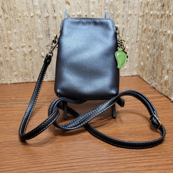 CHALA Crossbody Bag Dragonfly (black), Vegan Leather - Picture 3 of 6